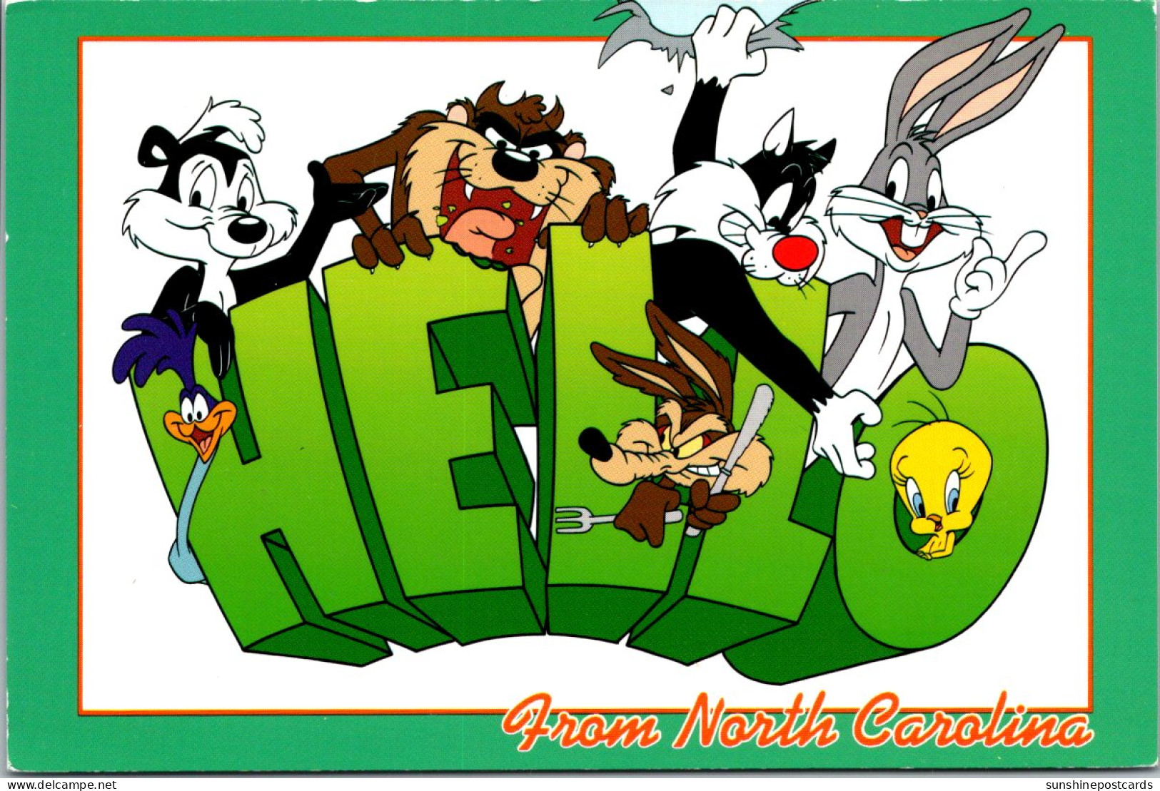 Looney Toones Bugs Bunny & Friends Hello From North Carolina - Bandes Dessinées