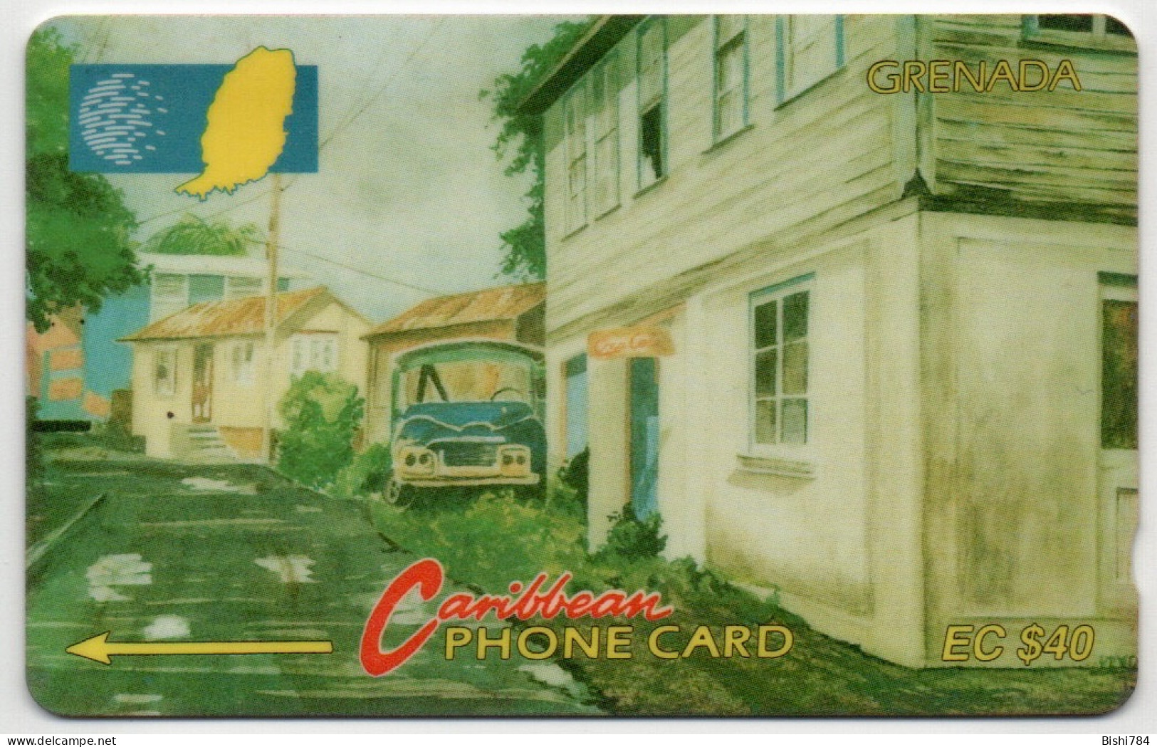 Grenada - Street Scene Gouvyave - 8CGRC - Grenada