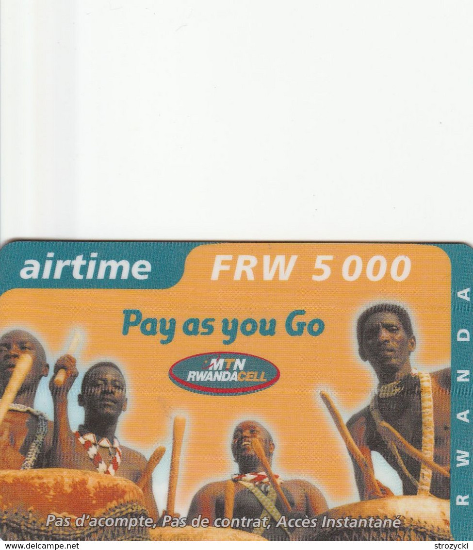 Rwanda - MTN - Pay As You Go - Musician FRW 5 000 (21-09-01) - Rwanda