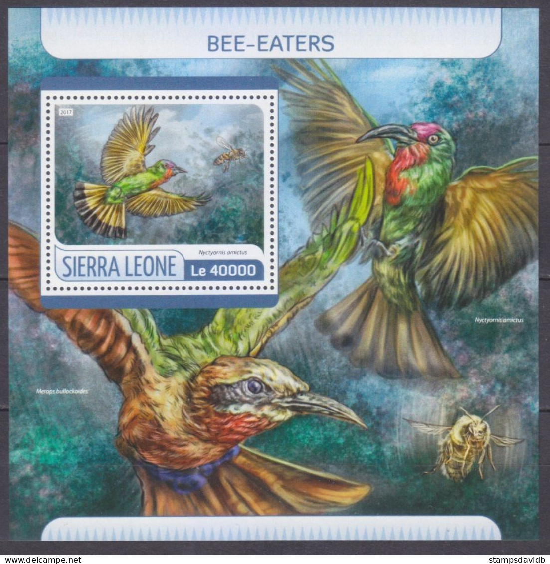2017 Sierra Leone 8564/B1241 Birds 11,00 € - Piciformes (pájaros Carpinteros)