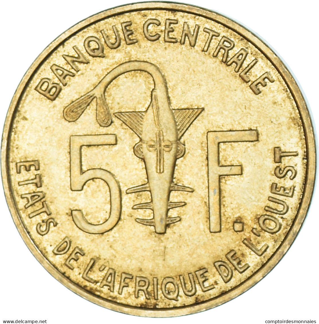 Monnaie, Communauté économique Des États De L'Afrique De L'Ouest, 5 Francs - Central African Republic