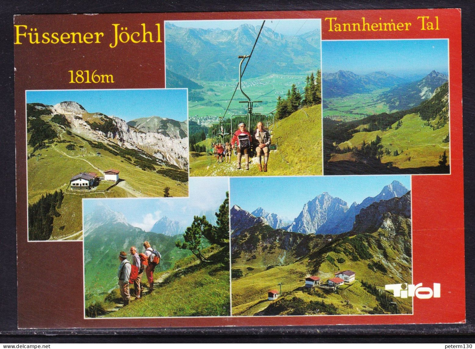 A083 - Mehrbildkarte "Füssener Jöchl - Tannheimer Tal", 2000 - Tannheim