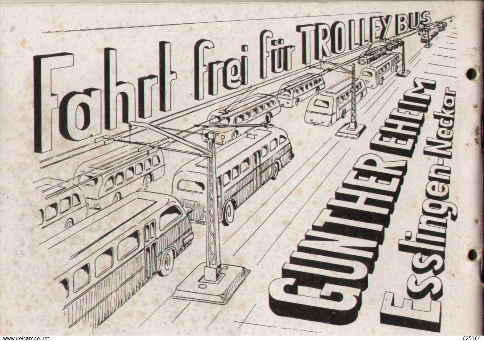 Catalogue EHEIM 1956 Der Trolley-Bus In Der Modellanlage 2 - HO 1:87 - German