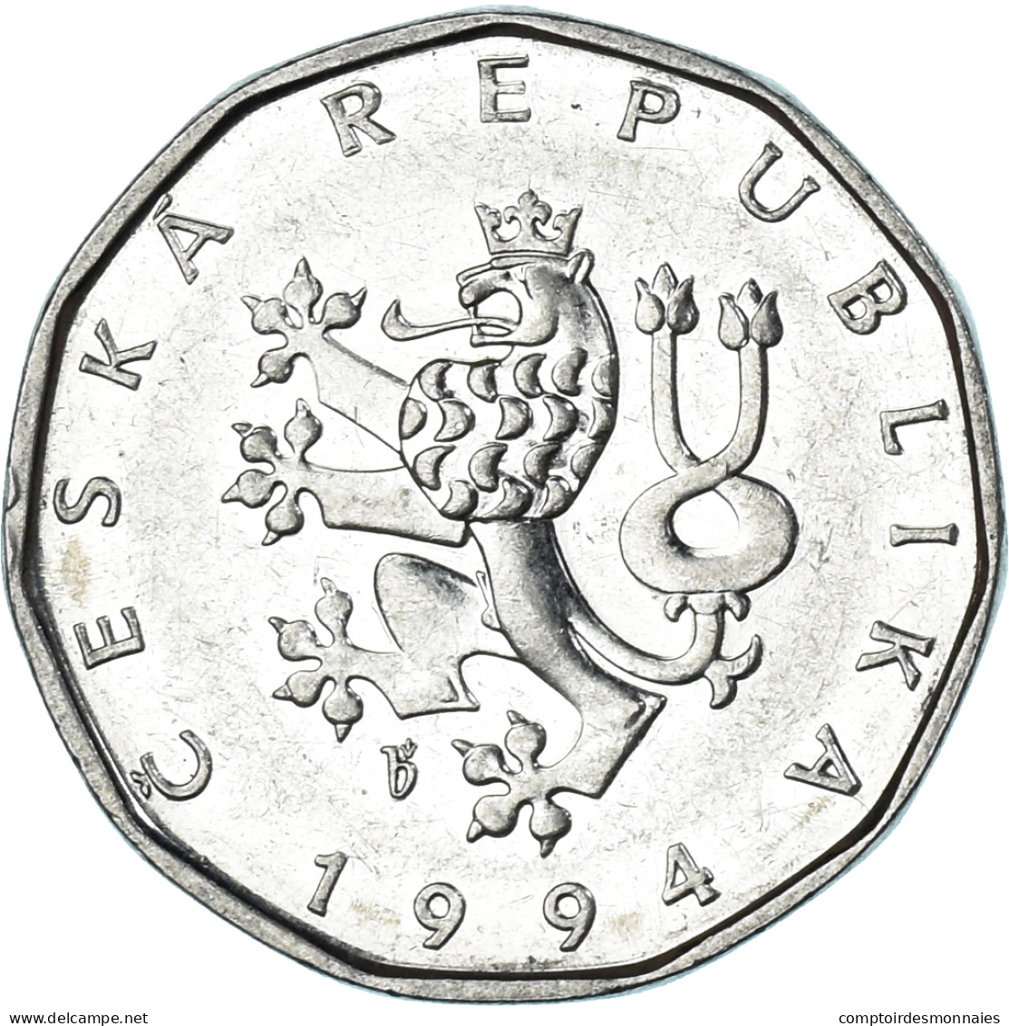 Monnaie, République Tchèque, 2 Koruny, 1994 - Tchéquie