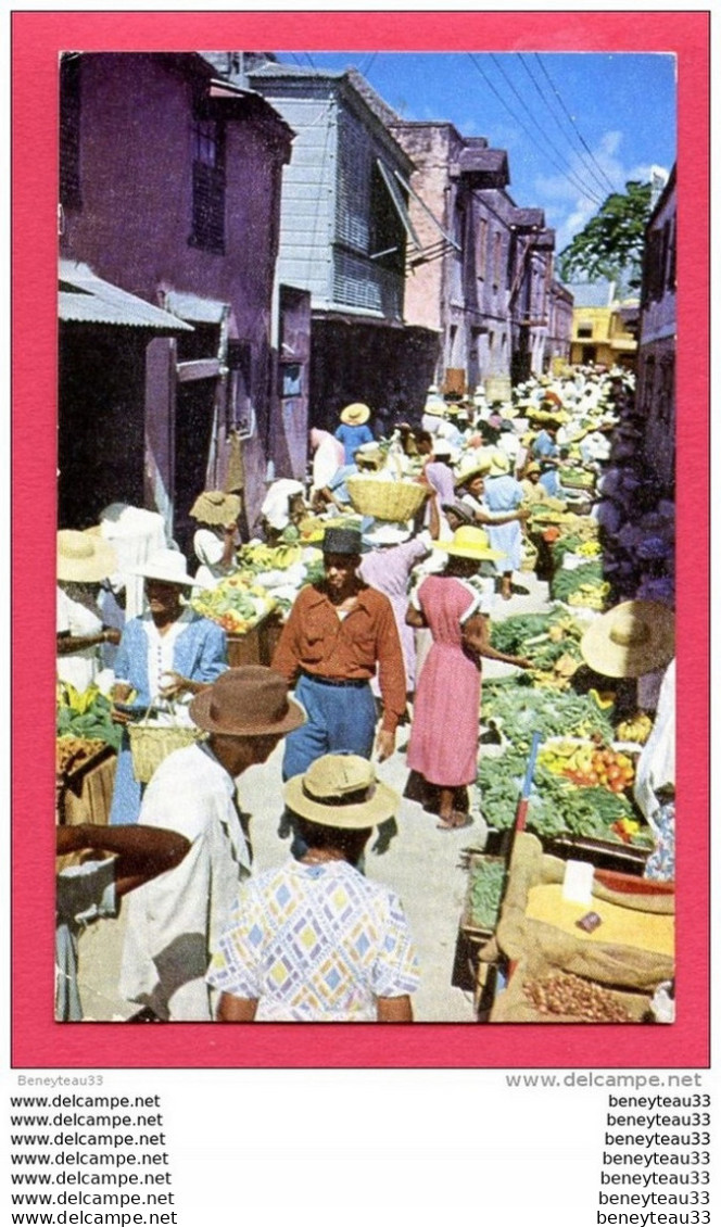 CPA (Réf : B 841) ANTILLES BARBADES (AMÉRIQUE ANTILLES) Vegétable Market, Bridgetown, Barbados B.W.I - Barbades