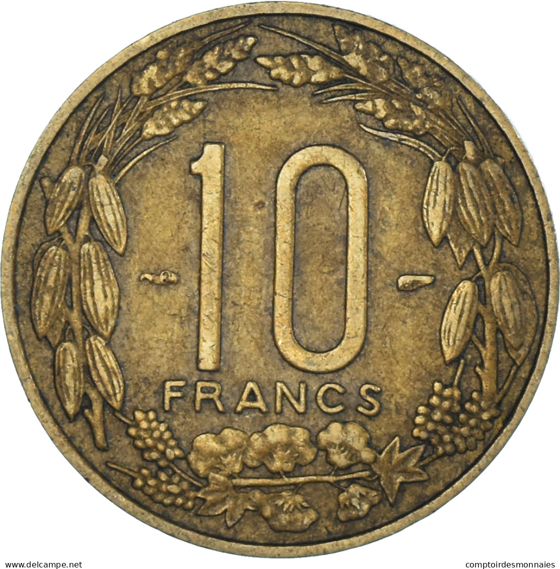 Monnaie, Cameroun, 10 Francs, 1958 - Cameroon