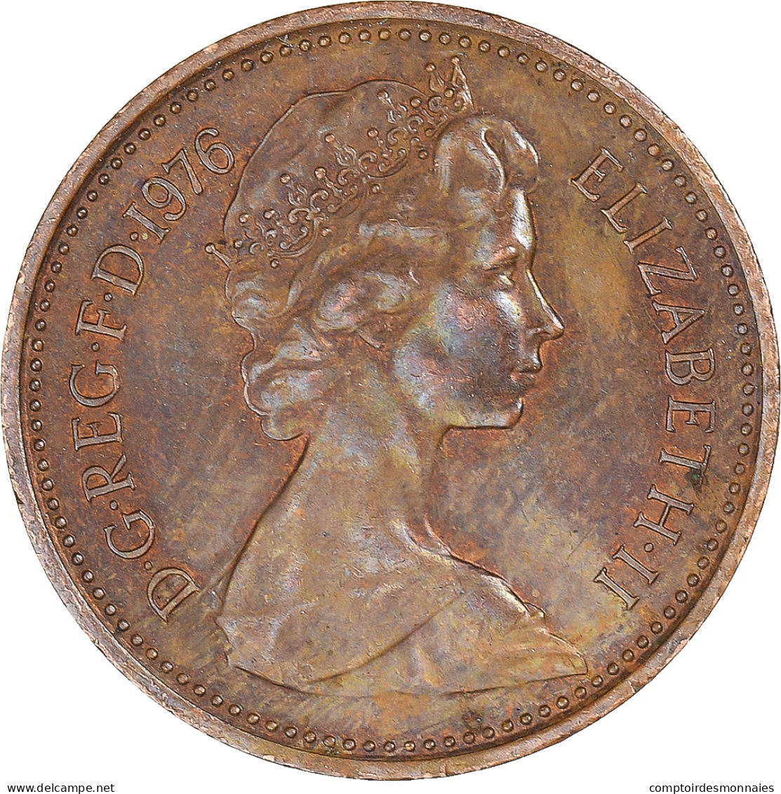 Monnaie, Grande-Bretagne, New Penny, 1976 - 1 Penny & 1 New Penny