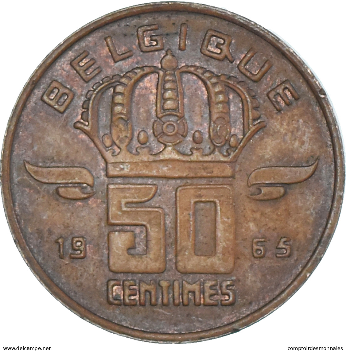 Monnaie, Belgique, 50 Centimes, 1965 - 50 Centimes