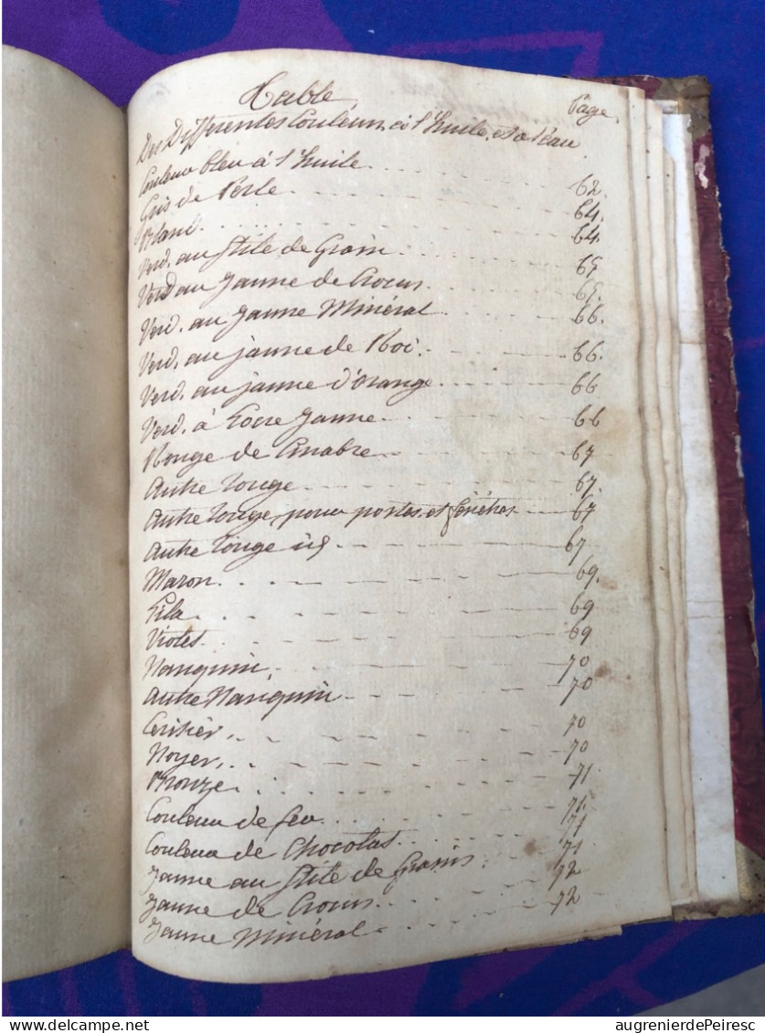 Livret de remèdes , recettes médicales , artisanales de 1850 de Carbonnel ?