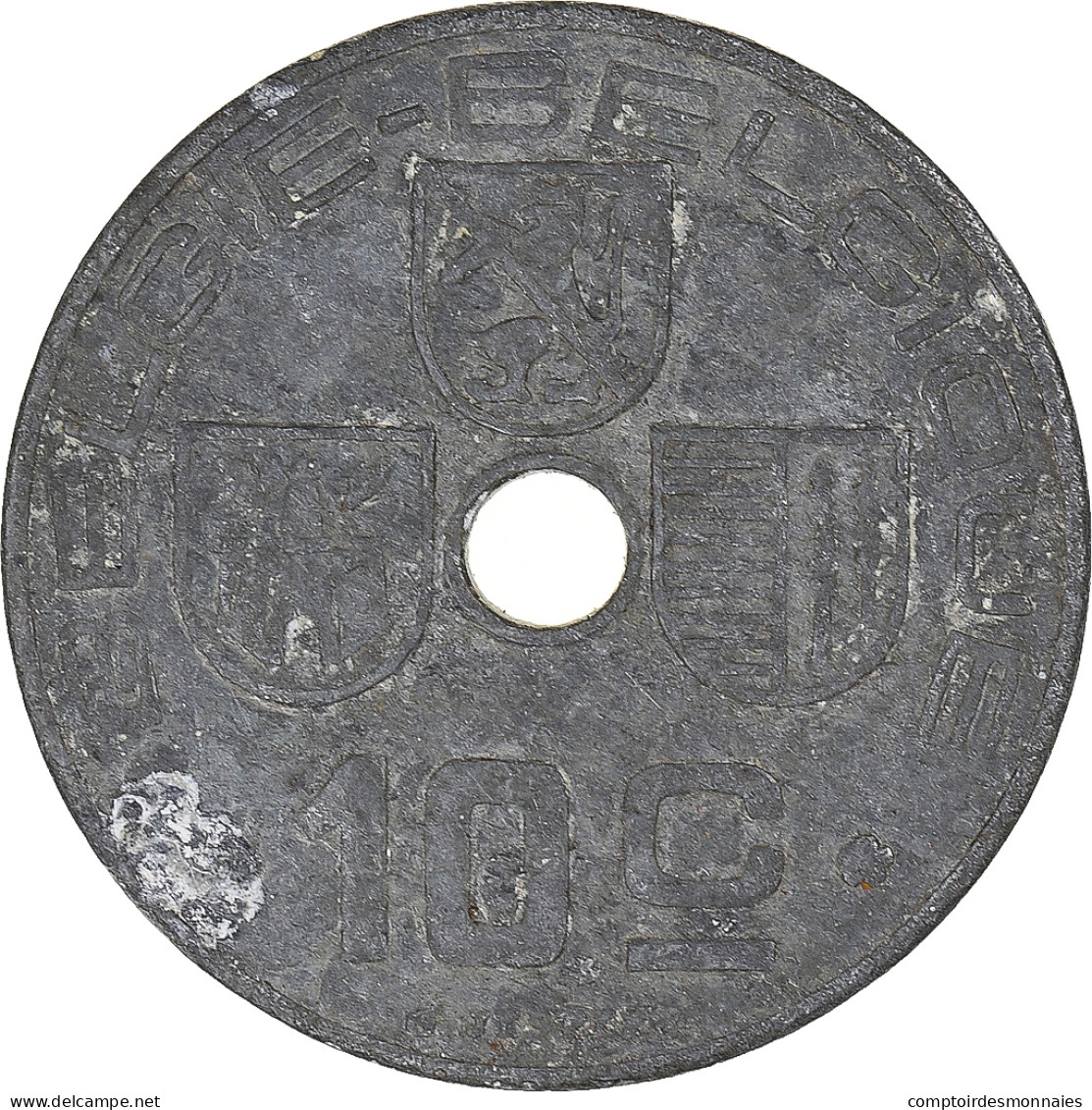 Monnaie, Belgique, 10 Centimes, 1944 - 10 Cents