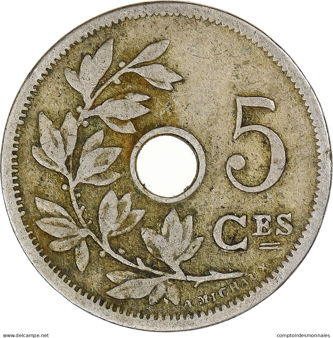 Monnaie, Belgique, 5 Centimes, 1905 - 5 Cent