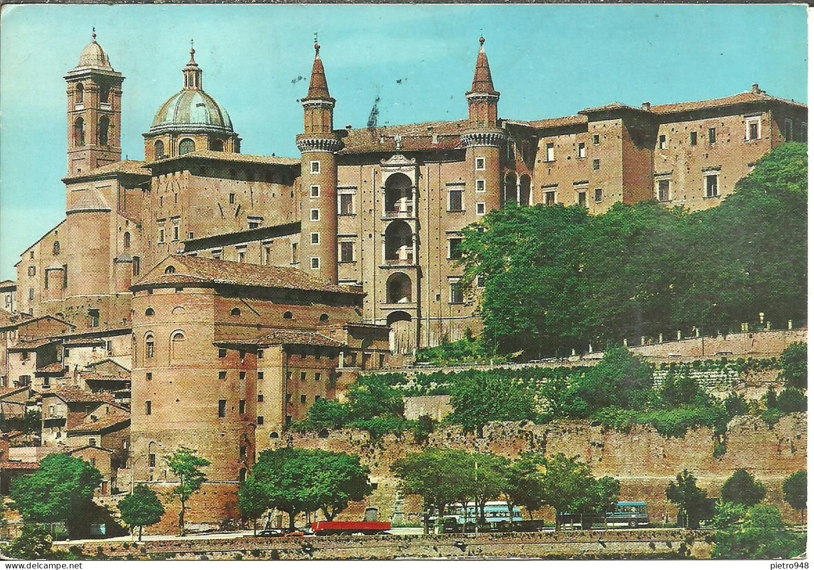 Urbino (Marche) Scorcio Panoramico E Palazzo Ducale Con I Torricini, Panoramic View And Dukal Palace With The Turrets - Urbino
