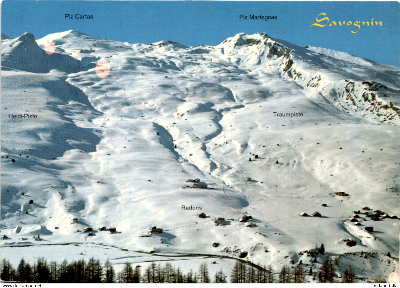 Radons - Skigebiet Savognin (012-269) * 6. 3. 1975 - Savognin