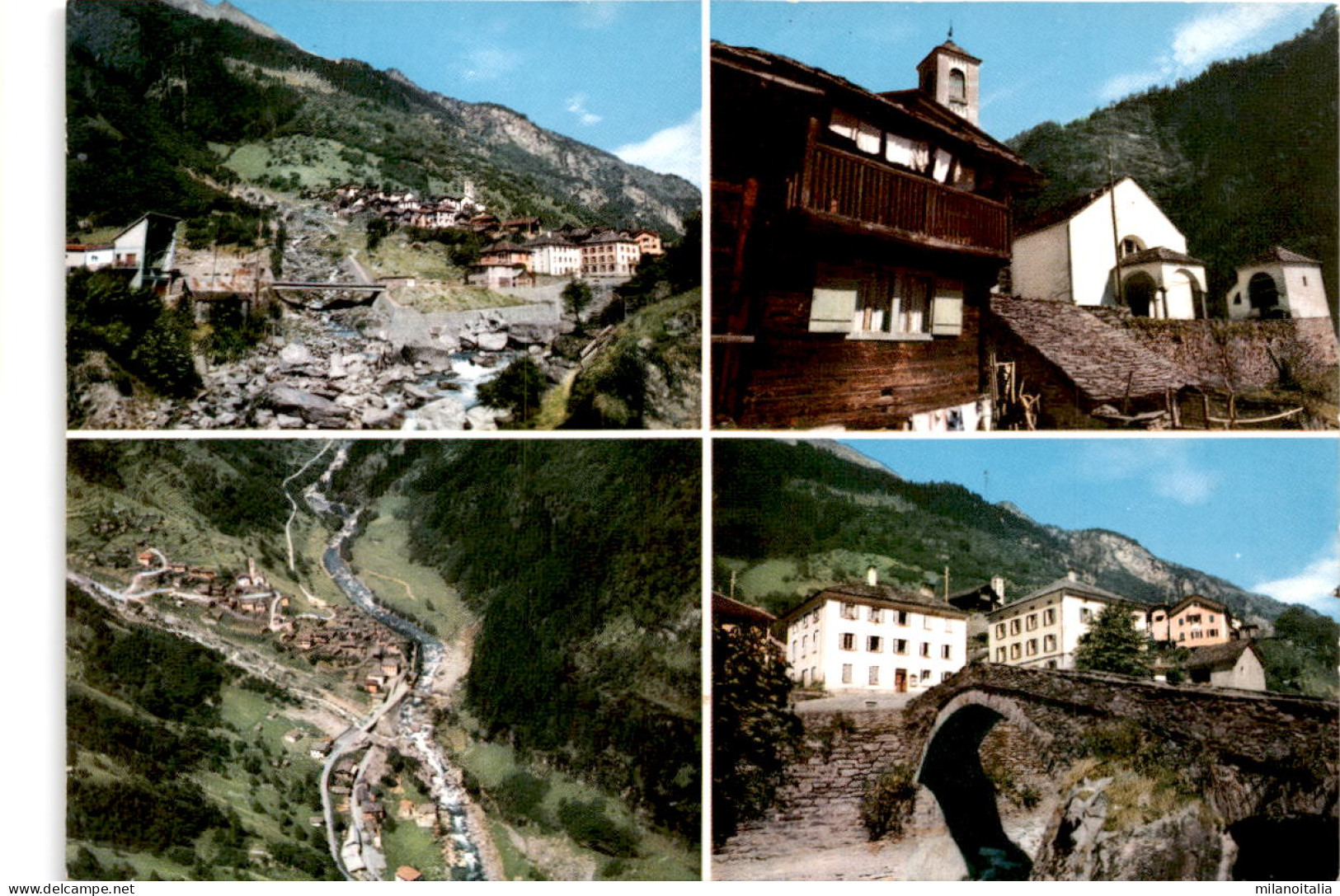 Arvigo - Valle Calanca - 4 Bilder (11558) * 15. 7. 1965 - Calanca