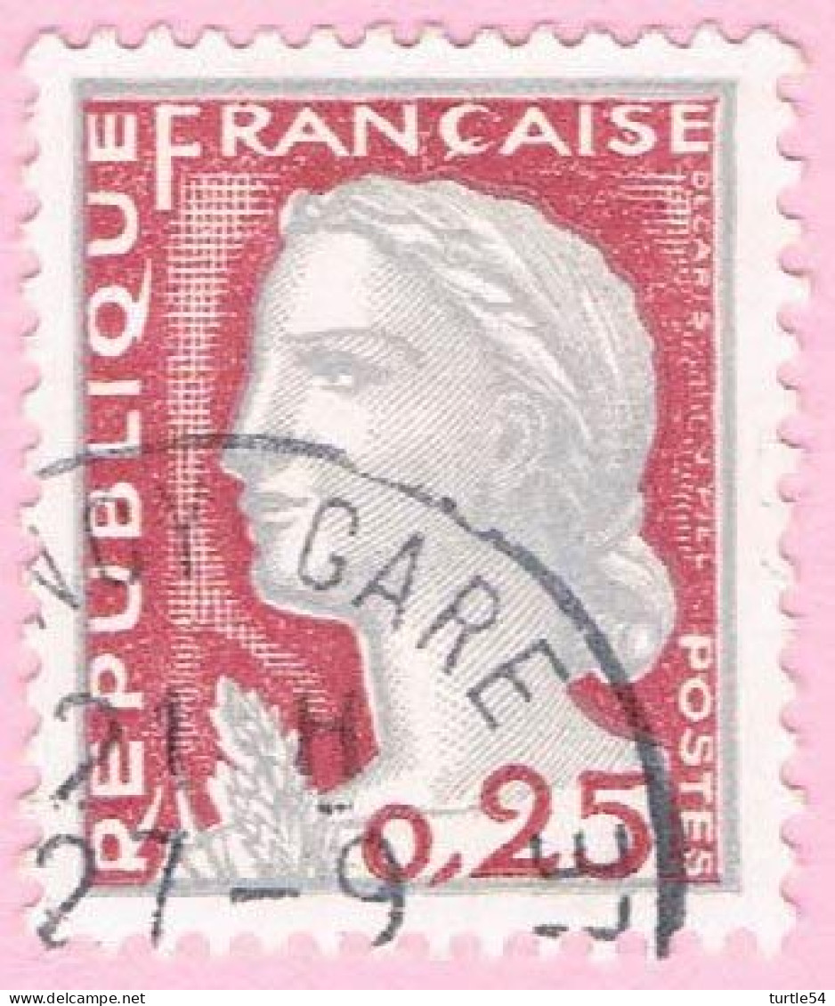 France, N° 1263 Obl. - Type Marianne De Decaris - 1960 Marianna Di Decaris