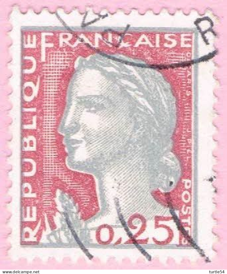 France, N° 1263 Obl. - Type Marianne De Decaris - 1960 Marianna Di Decaris