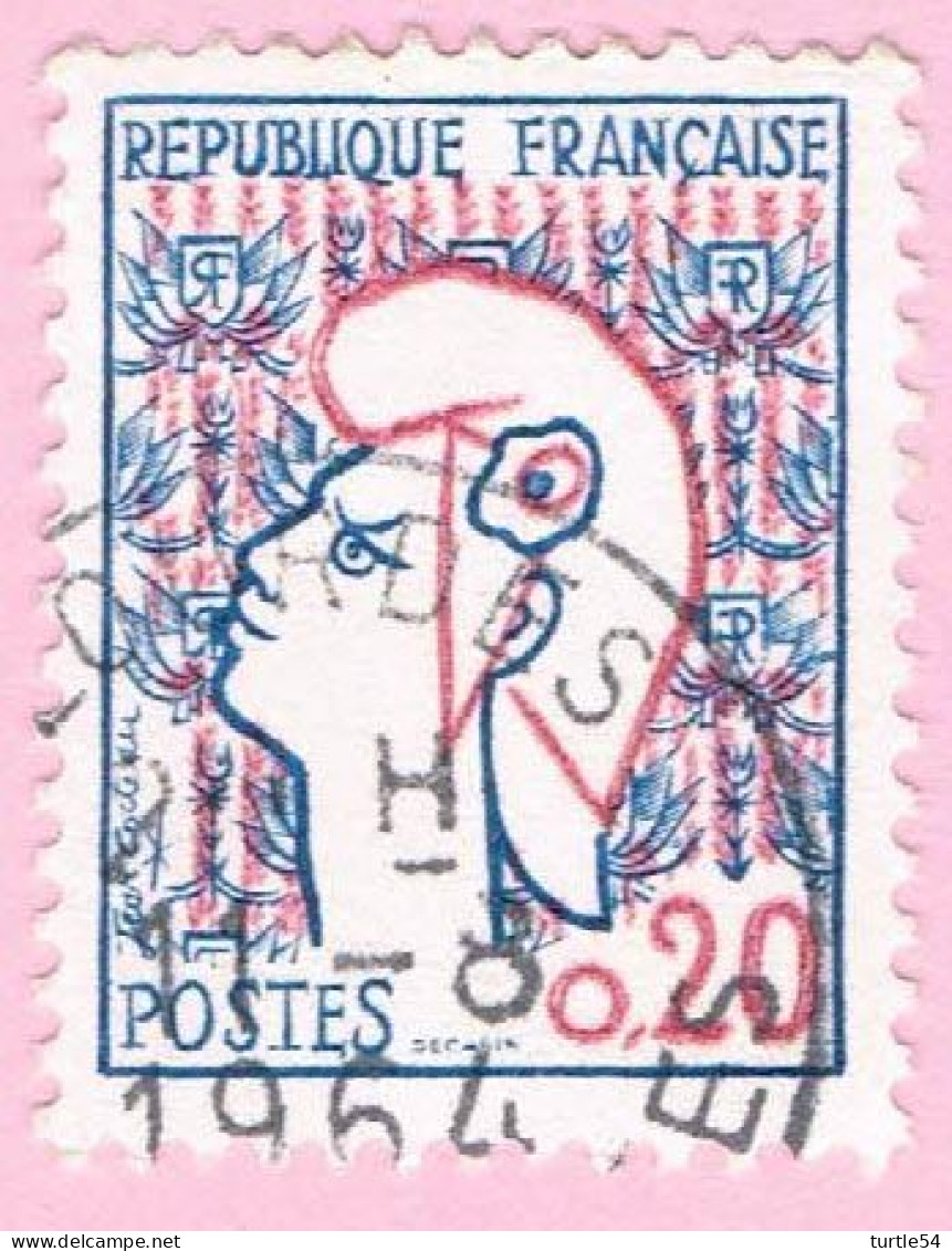 France, N° 1282 Obl. - Type Marianne De Cocteau - 1961 Marianne De Cocteau