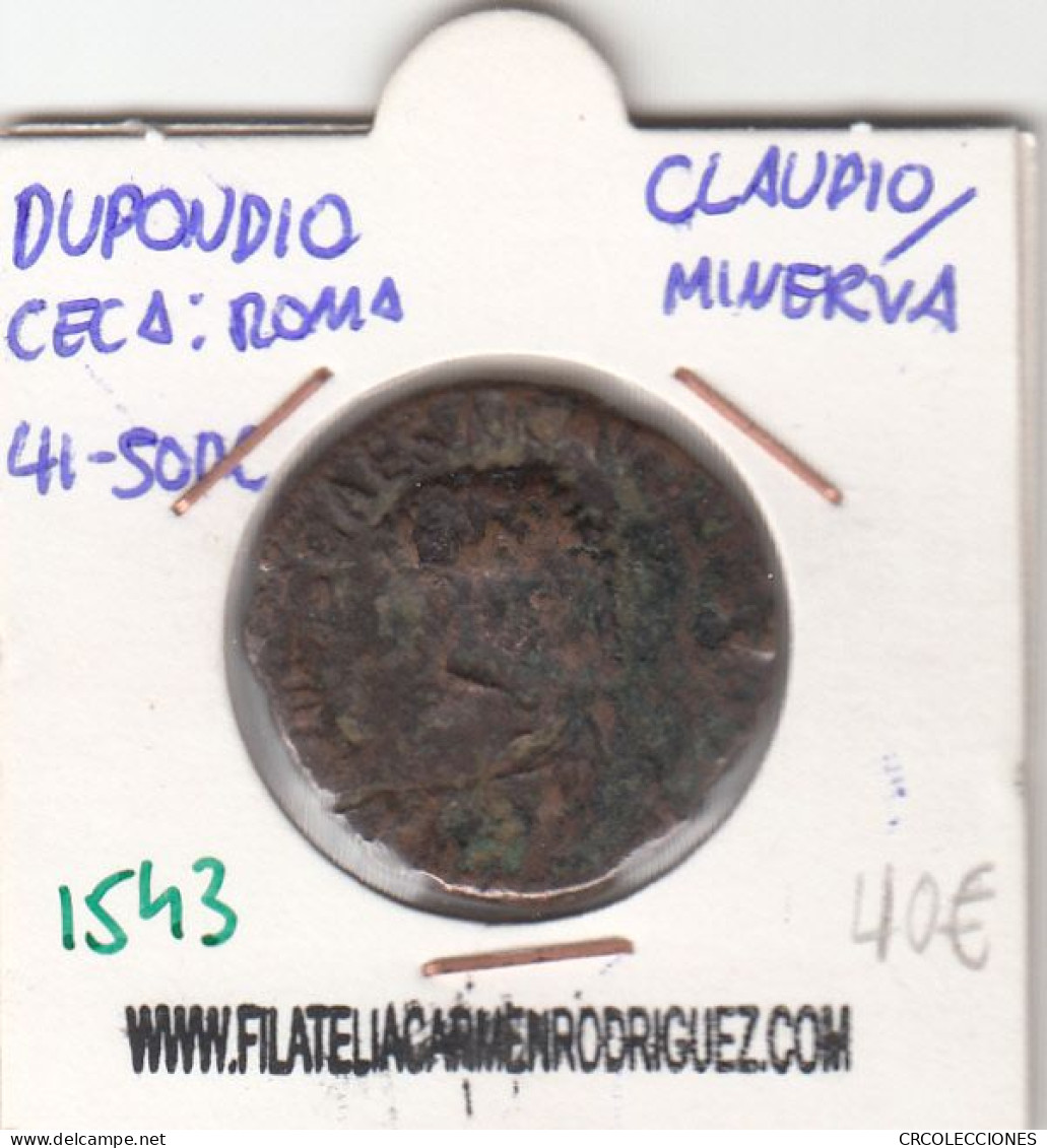 CRE1543 MONEDA ROMANA DUPONDIO VER DESCRIPCION EN FOTO - Otros & Sin Clasificación