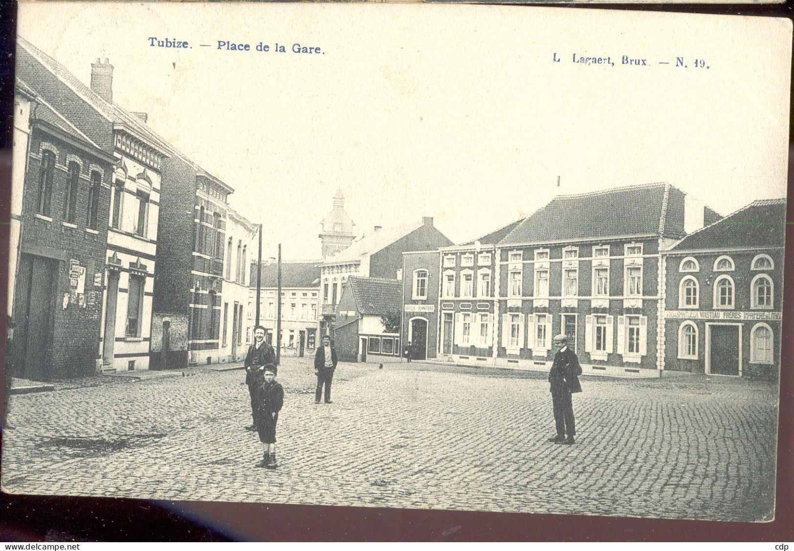 Cpa Tubize Place  1909 - Tubize