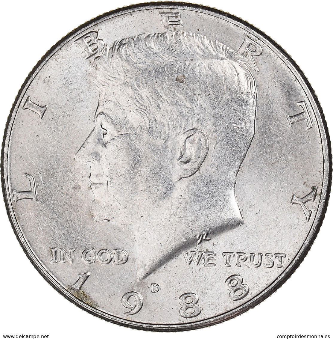 Monnaie, États-Unis, Half Dollar, 1988 - 1964-…: Kennedy