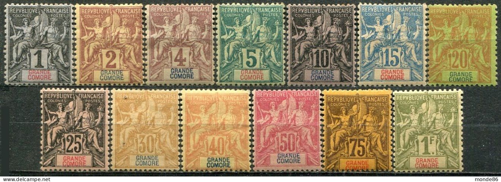 GRANDE COMORE - Y&T  N° 1-13 *...TB - Unused Stamps