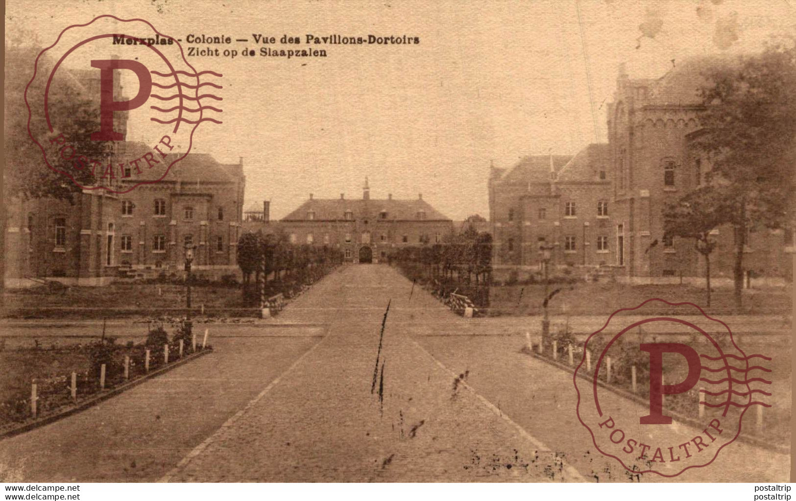 MERKSPLAS COLONIE - Zicht Op De Slaapzalen - Vue Des Pavillons - Dortoirs. ANTWERPEN ANVERS BELGIE - Merksplas