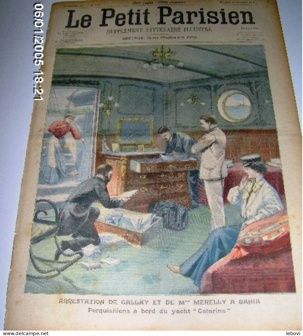 « Arrestation De GALLAY Et De Mme MERELLY à BAHIA – Perquisitions à Bord Du Yacht CATARINA» In « Le Petit Parisien – --> - Le Petit Parisien