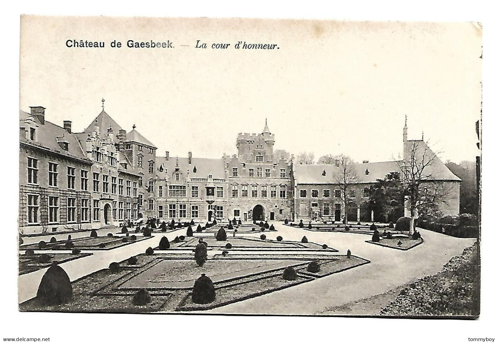 CPA  Château De Gaesbeek- La Cour D'Honneur - Lennik