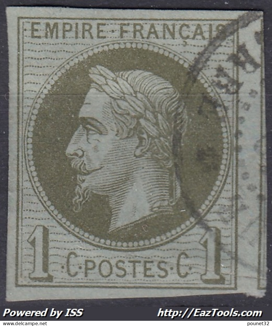 COLONIES GENERALES : EMPIRE N° 7 CACHET ST PIERRE MARTINIQUE - TB MARGES - Napoleon III