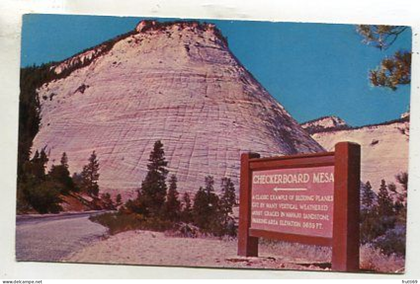 AK 135573 USA - Utah - Zion National Park - Checkerboard Mesa - Zion