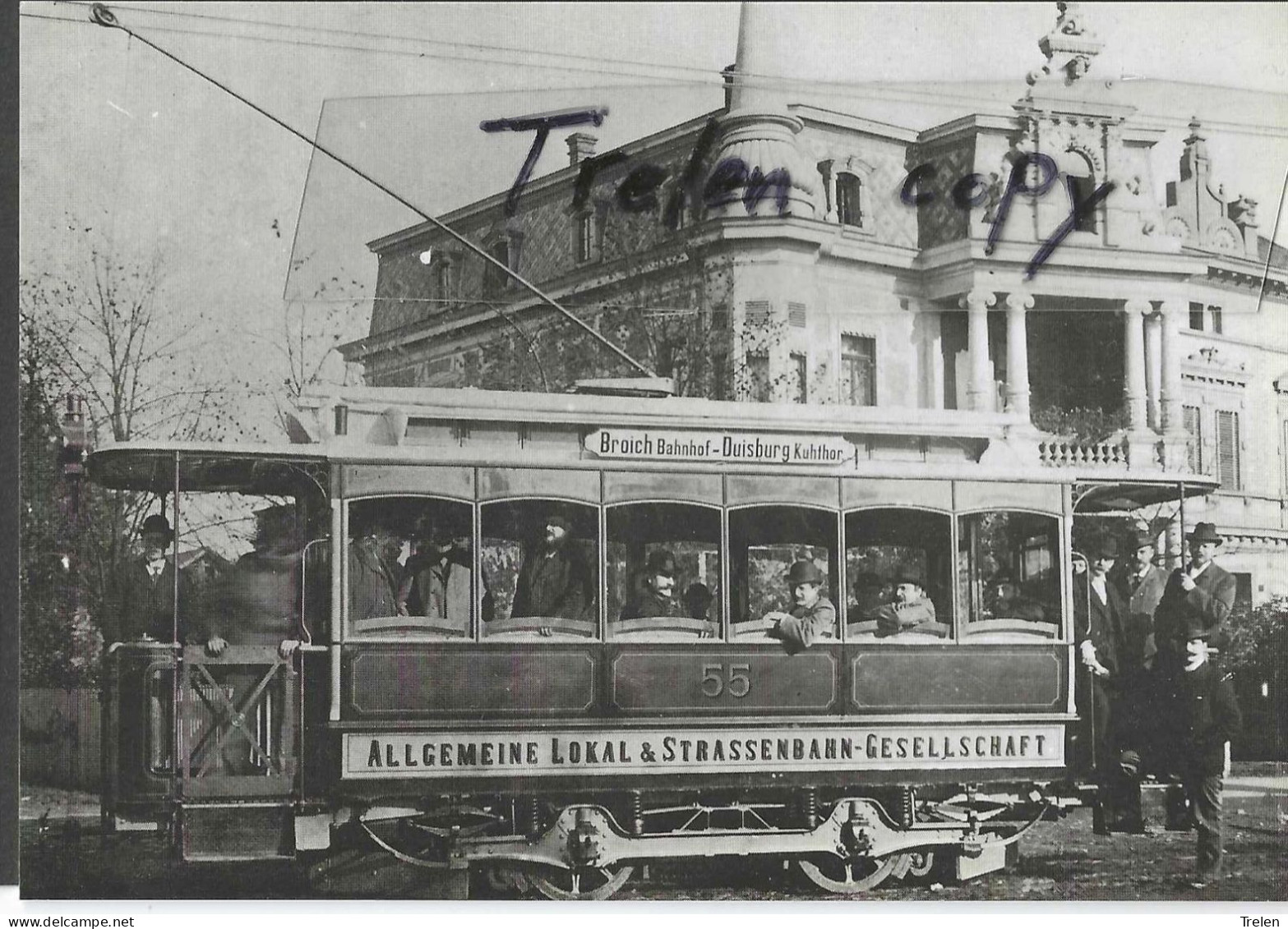 Düwag, Triebwagen Herbrand, BJ 1897, Repro, Nicht Beschrieben, Non Circulée - Strassenbahnen