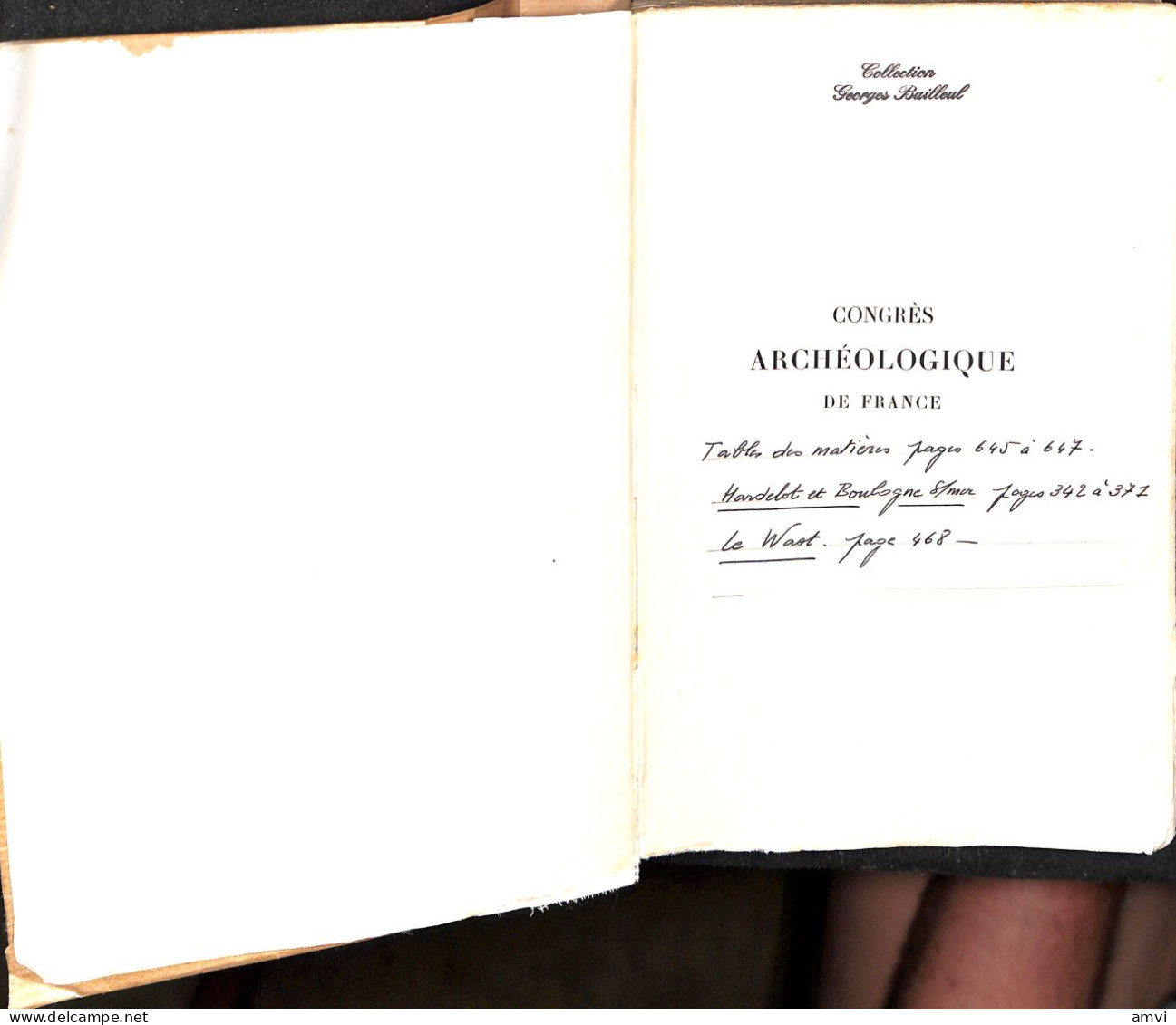 (S01)  CONGRES ARCHEOLOGIQUE DE FRANCE -  - AMIENS 1936 - Société Française D'archeologie - Picardie - Nord-Pas-de-Calais