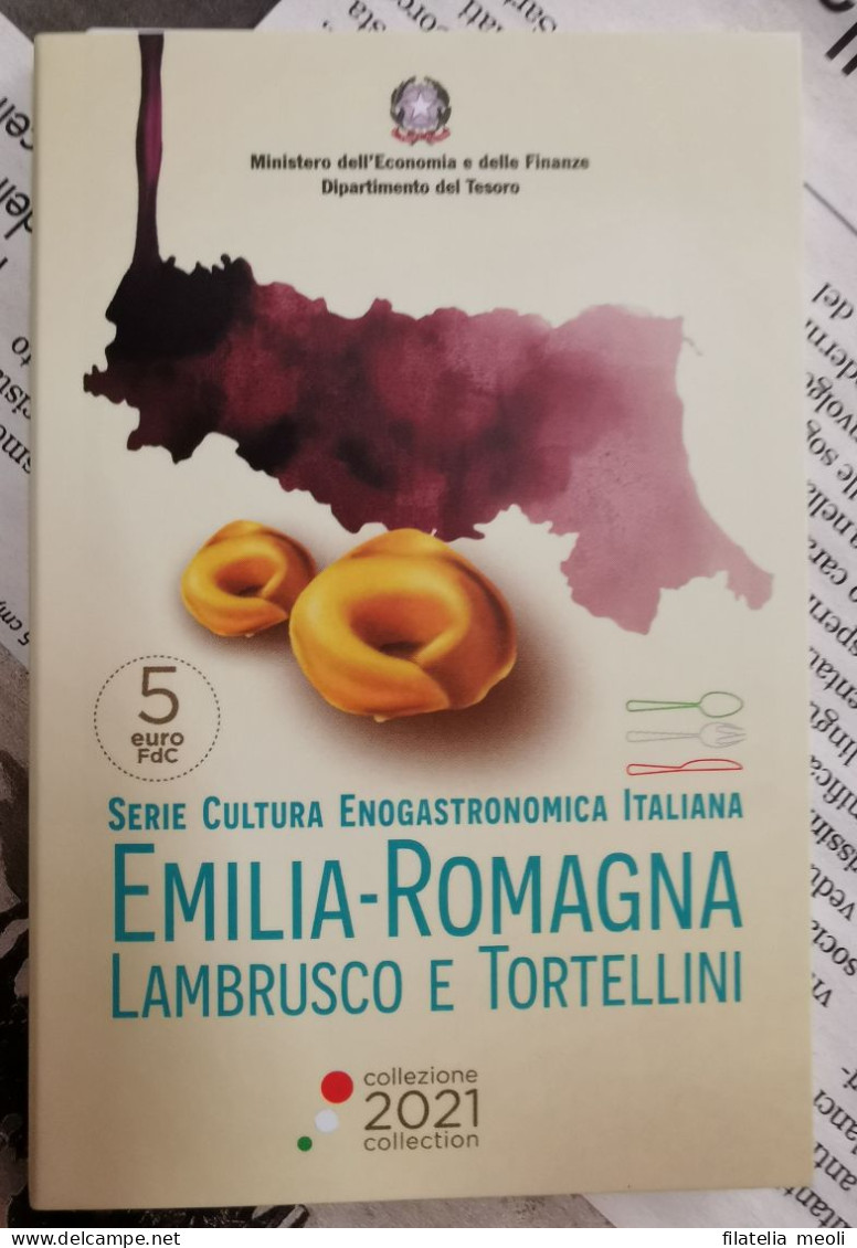 MONETA 2021 EMILIA ROMAGNA - Jahressets & Polierte Platten