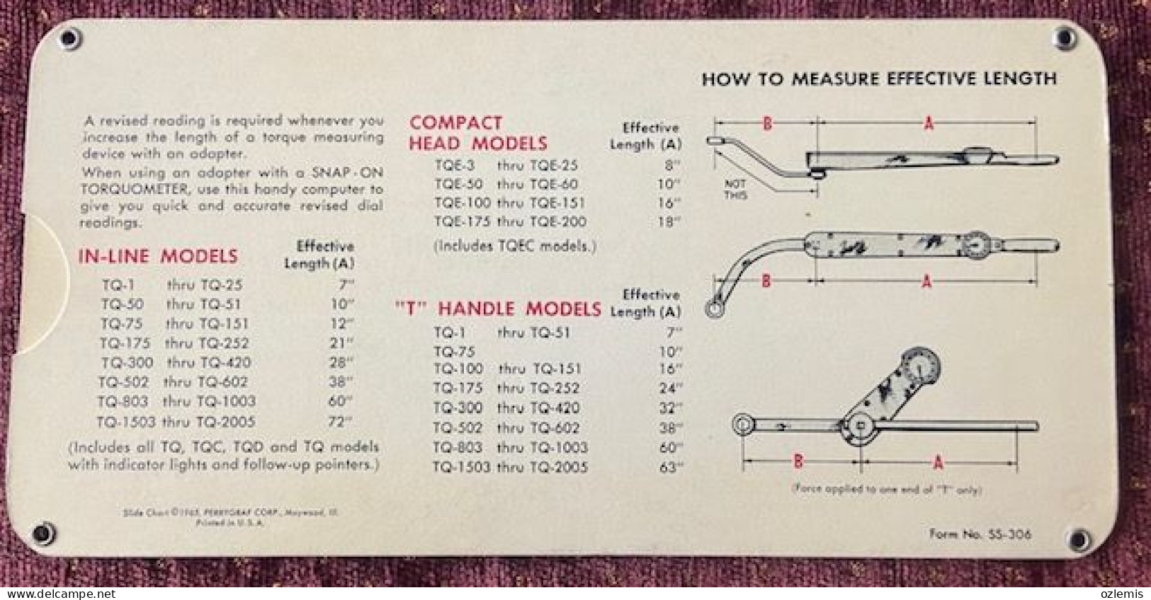 SNAP-ON TORQUE COMPUTER ,VINTAGE - Sonstige & Ohne Zuordnung