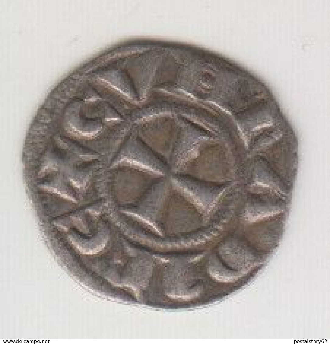 Repubblica Genovese, ( 1139 -1340 ) _ Grosso Da 4 Denari ( Arg. ) 1272 - Genen