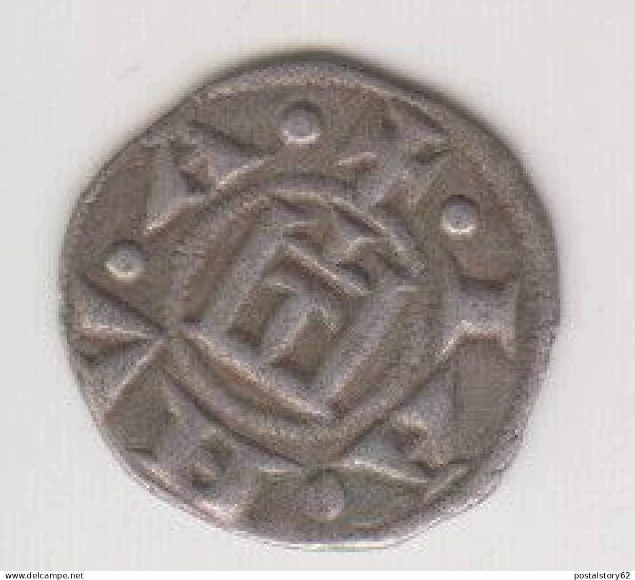 Repubblica Genovese, ( 1139 -1340 ) _ Grosso Da 4 Denari ( Arg. ) 1272 - Genova