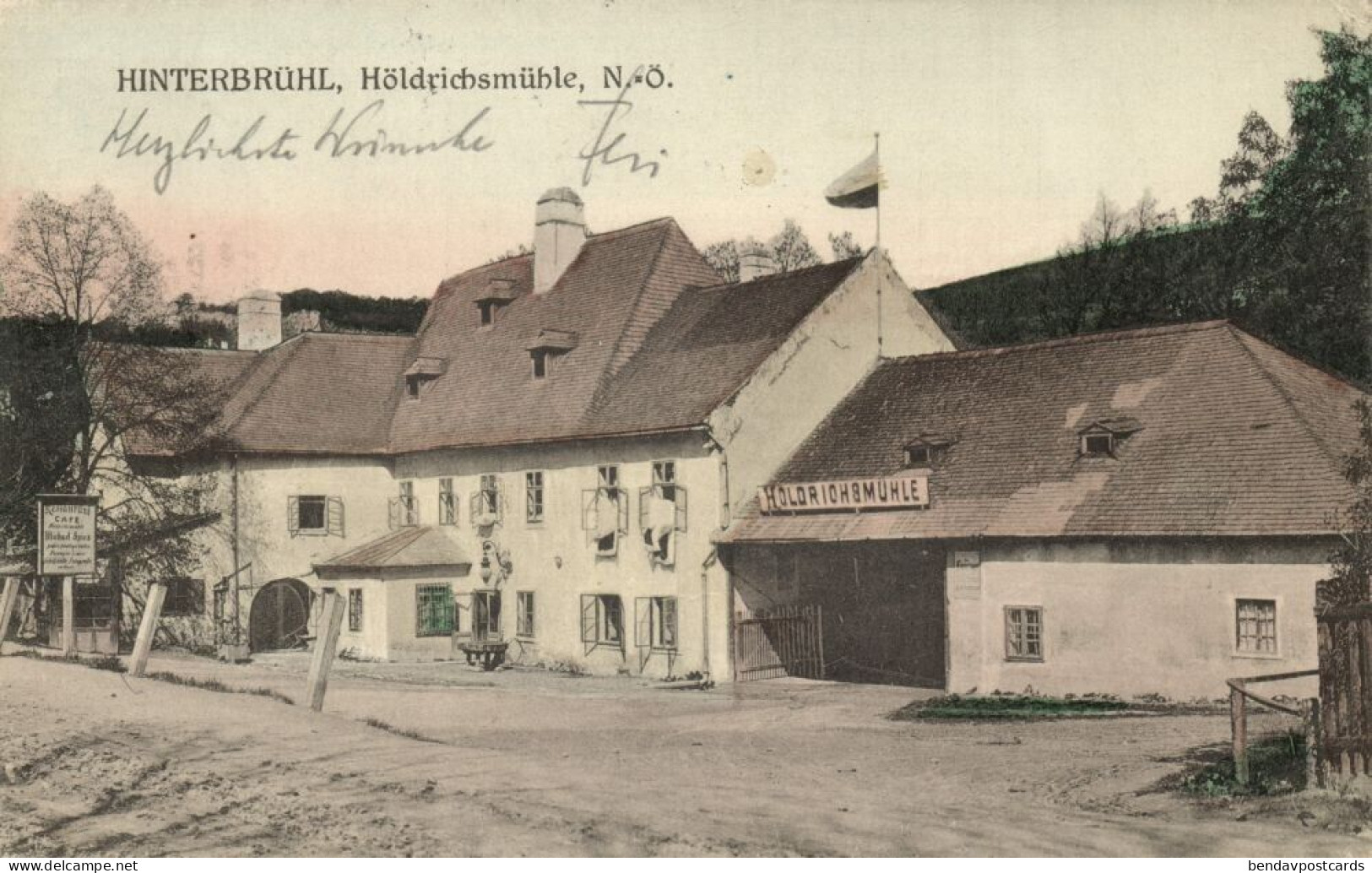 Austria, HINTERBRÜHL, Mödling, N.Ö., Höldrichsmühle Café (1925) Postcard - Mödling