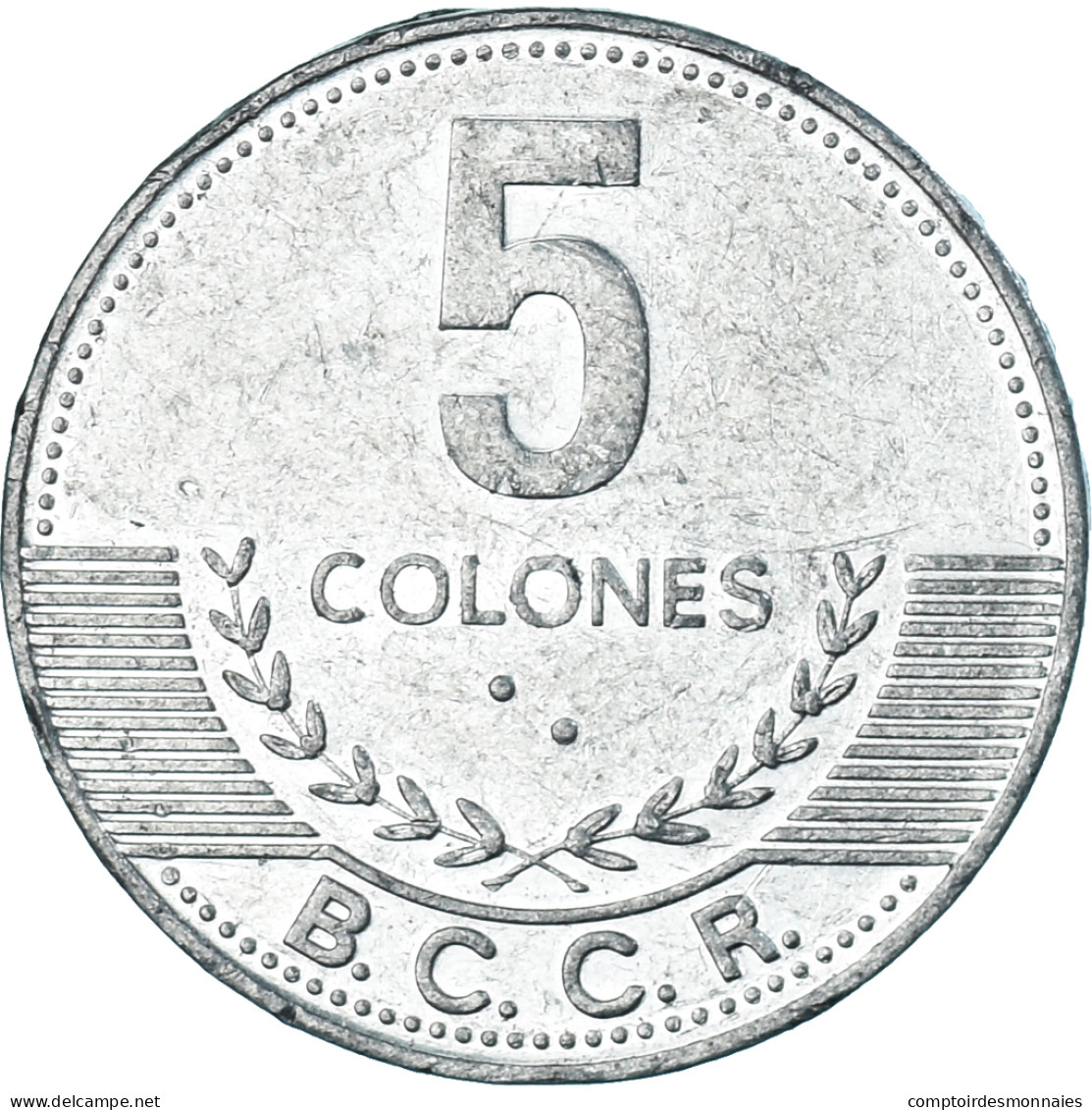 Monnaie, Costa Rica, 5 Colones, 2008 - Costa Rica