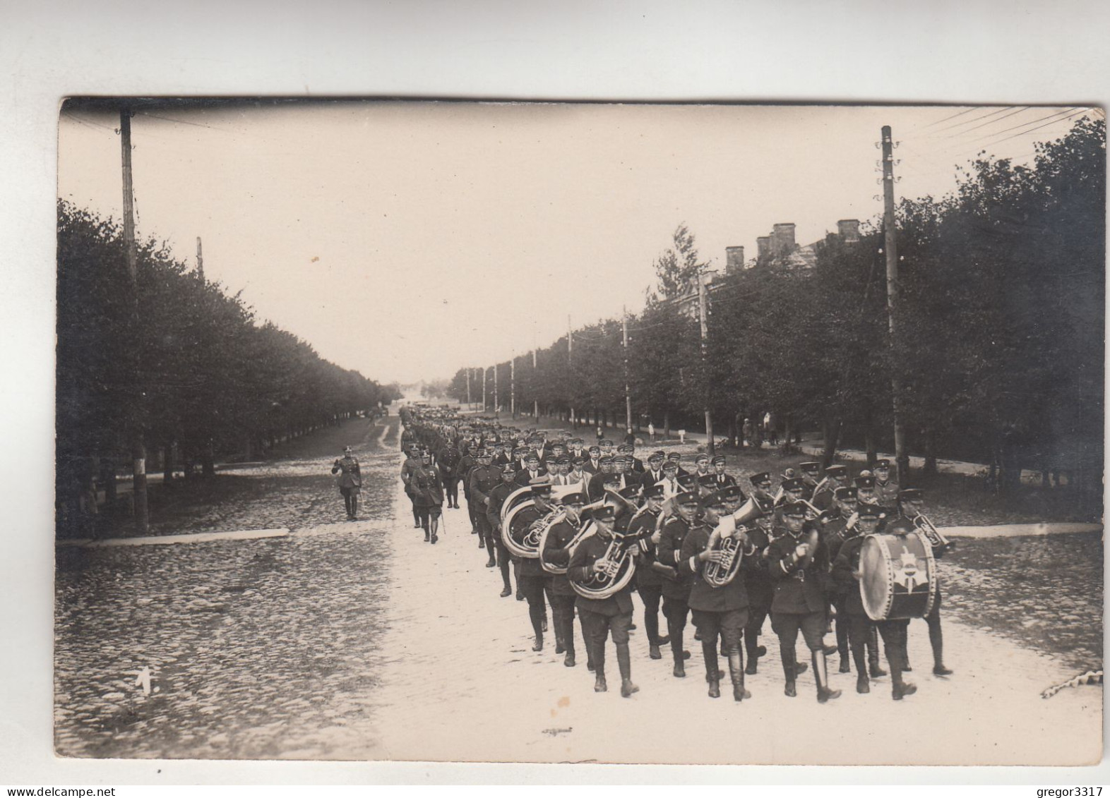 C9185) SOLDATEN In UNIFORM - MILITÄRMUSIK - Soldatenmarsch - Sehr Alt Österreich ? - TOP AK ! - Otros & Sin Clasificación