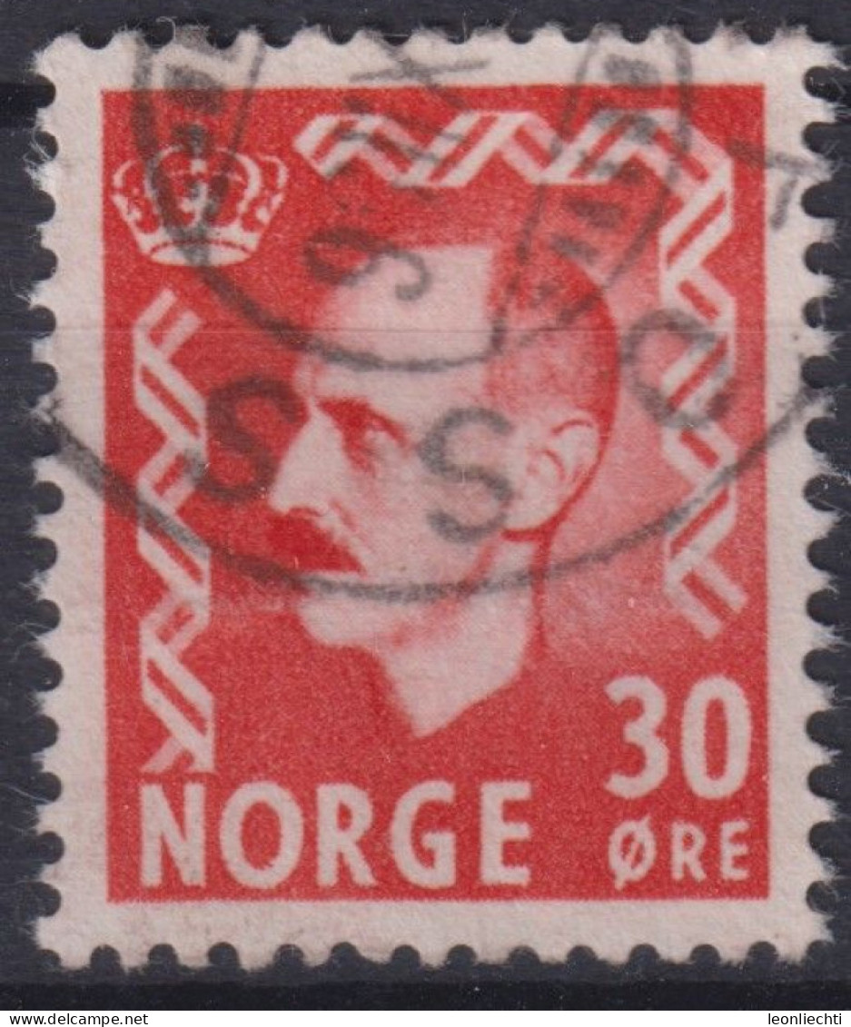 1951 Norwegen. ° Mi:NO 361, Sn:NO 323, Yt:NO 326A, King Haakon VII - Used Stamps