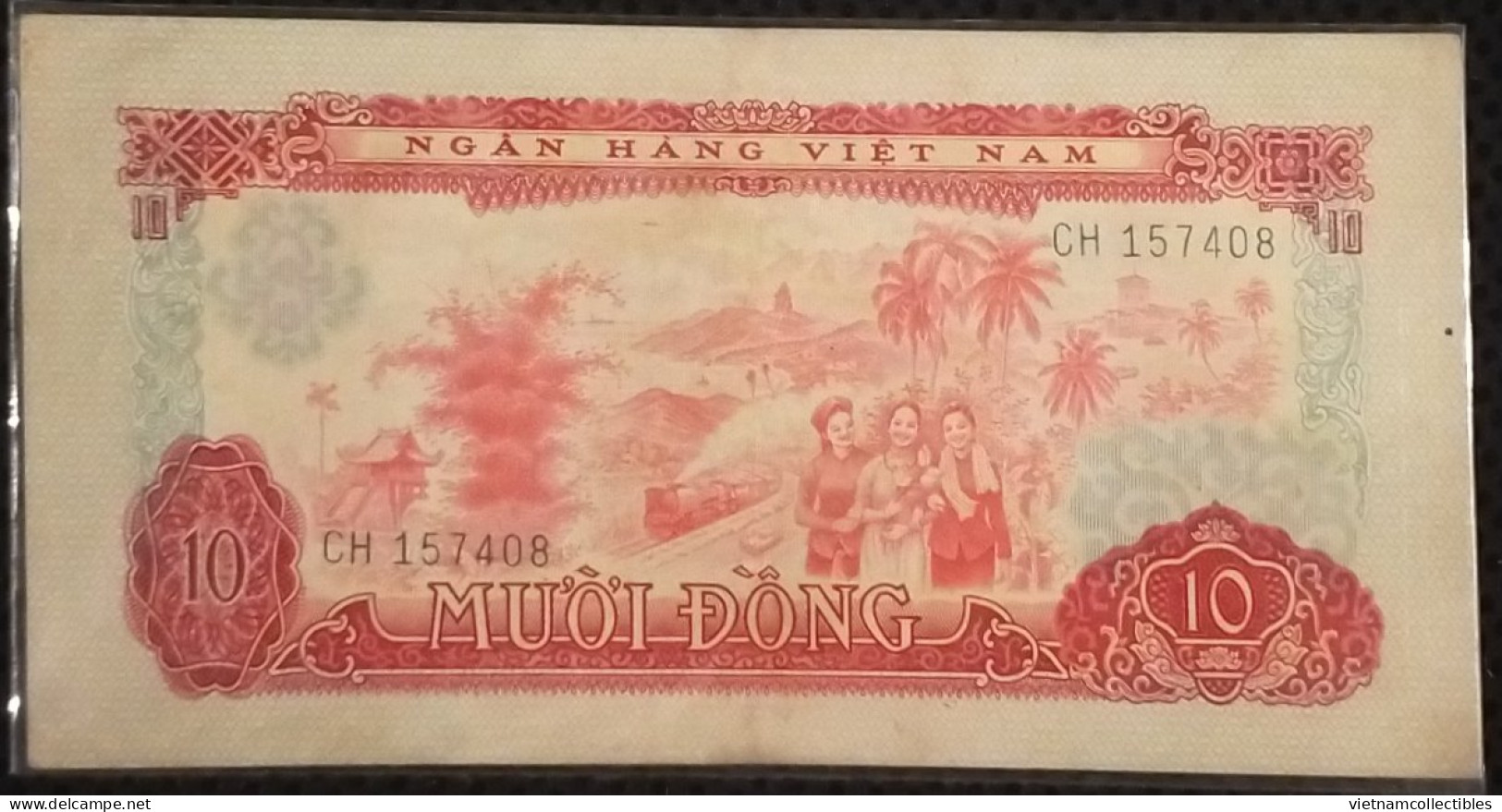 Vietnam Viet Nam South 10 Dong VF++ Banknote Note Billet 1966 (using In 1975) - Pick # 43 / 02 Photos - Viêt-Nam