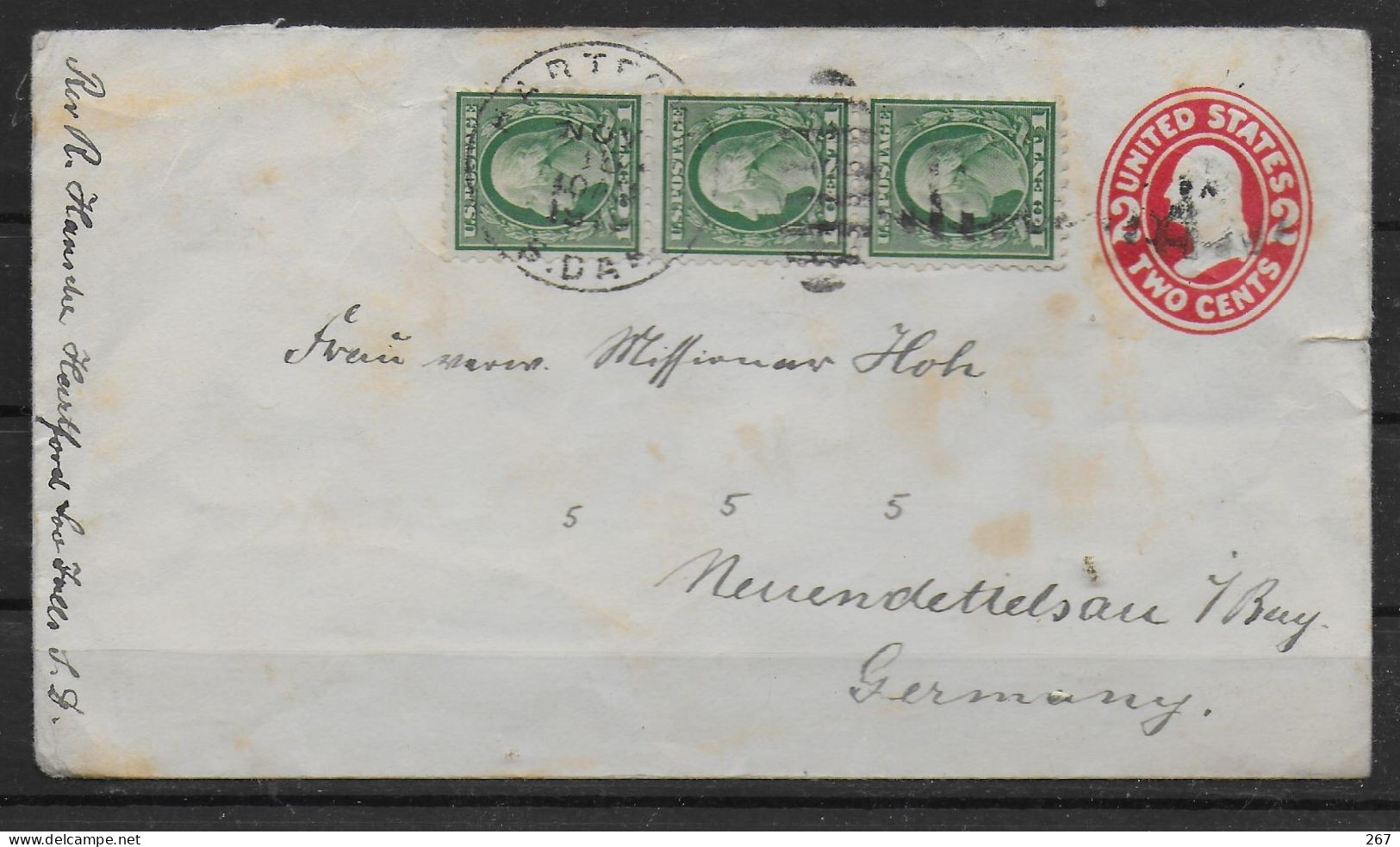 USA  Lettre PAP - 1901-20