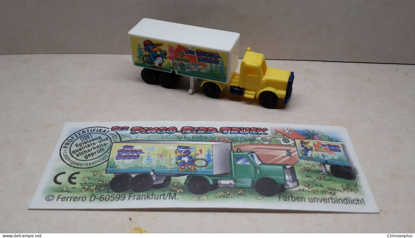 1996 Ferrero - Kinder Surprise - 701726 - Der Bingo Bird Truck + BPZ - Monoblocs
