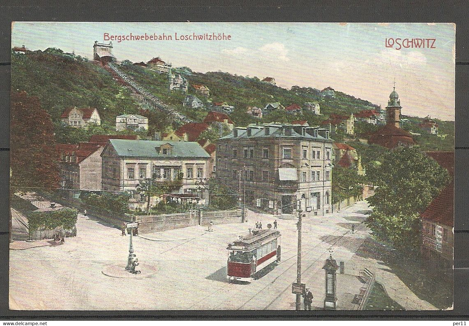 Bergschwebebahn Loshwitzhöhe 1911    (ty287) - Radeberg