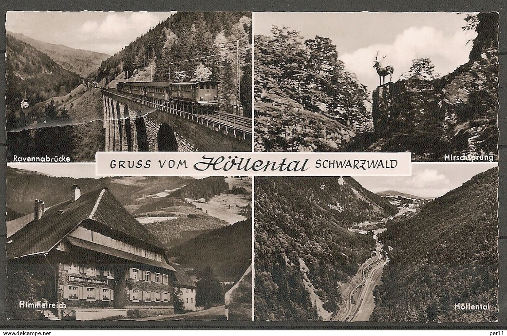 Gruss Vom Höllental Schwarzwald        (ty285) - Höllental