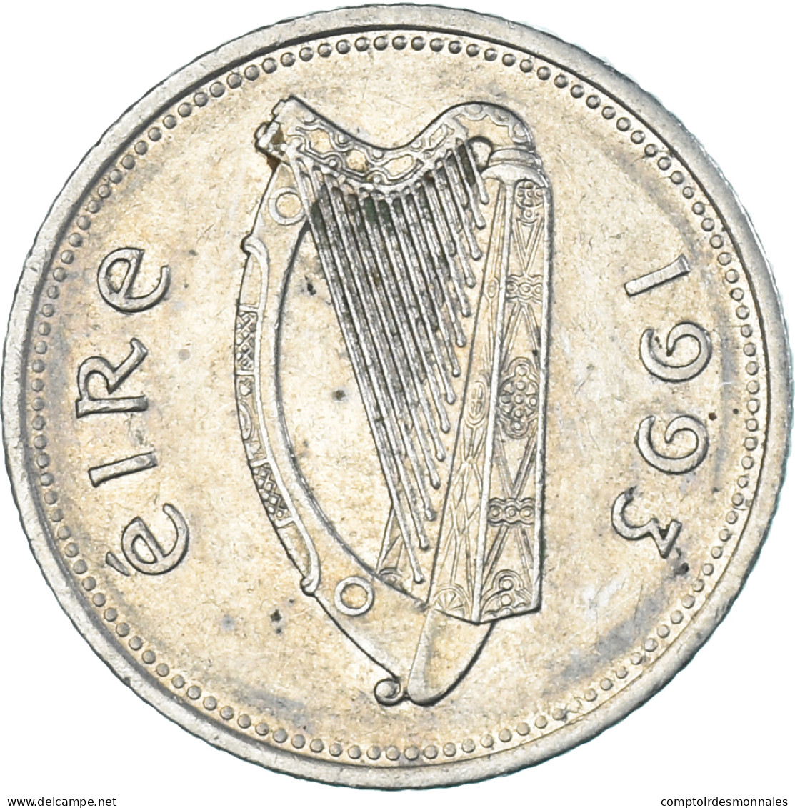 Monnaie, Irlande, 10 Pence, 1993 - Irlande