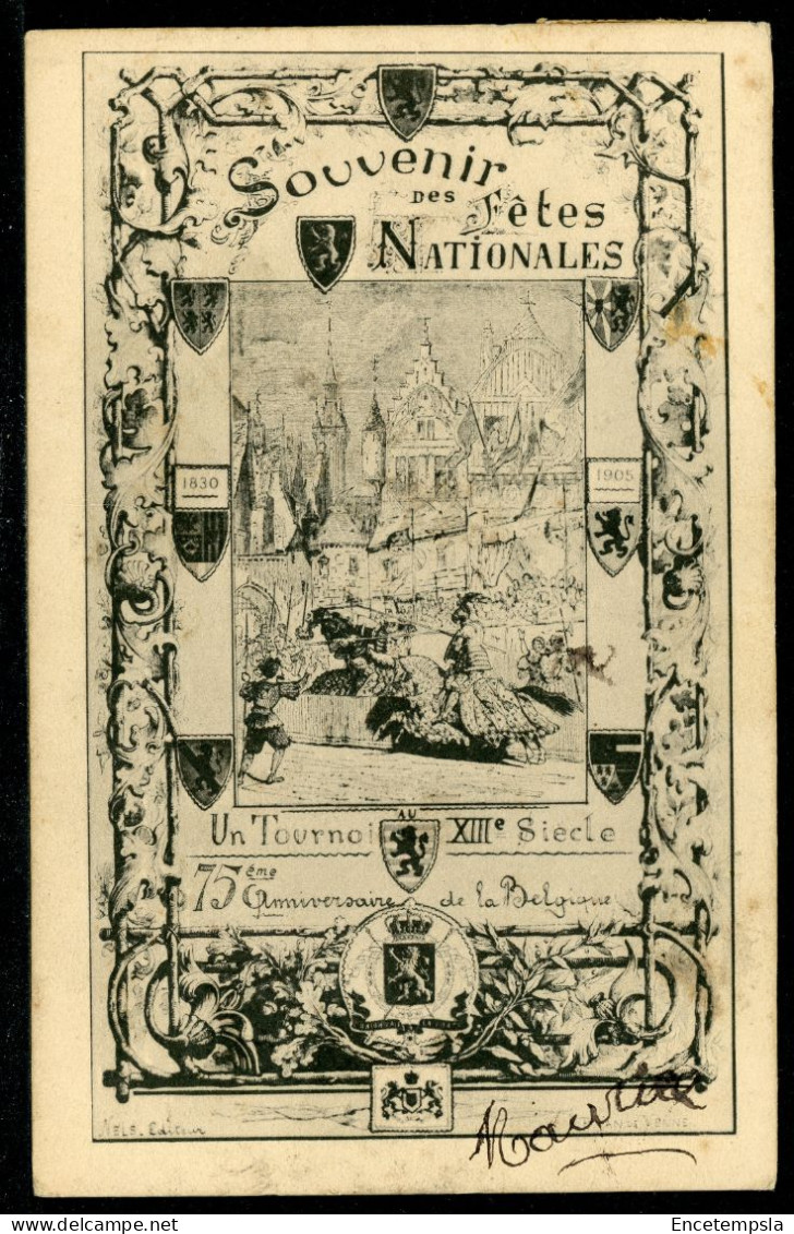 CPA - Carte Postale - Belgique - Souvenir Des Fêtes Nationales  (CP22892) - Fêtes, événements