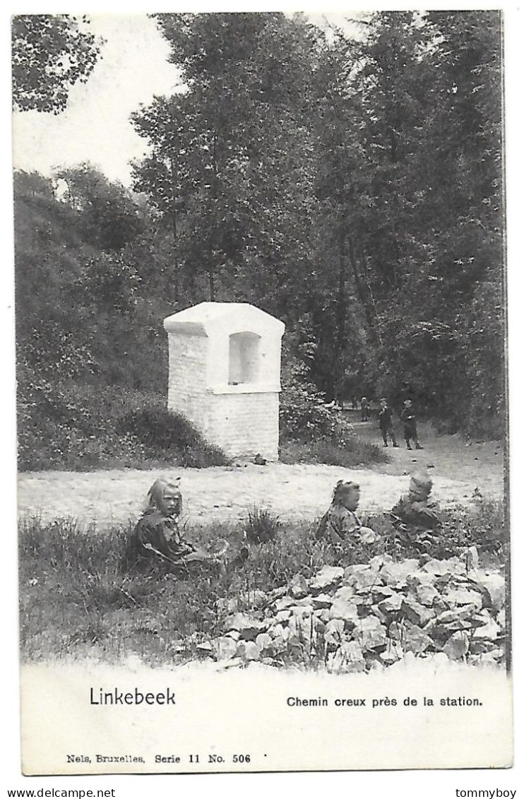 CPA Linkebeek, Chemin Creux Près De La Station - Linkebeek