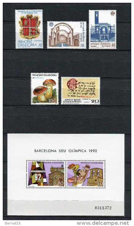 Andorra 1987 Completo ** MNH. - Sammlungen