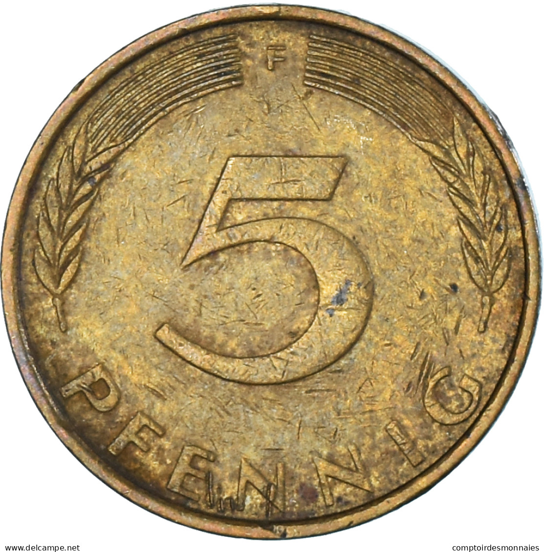 Monnaie, Allemagne, 5 Pfennig, 1975 - 5 Pfennig